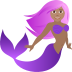 🧜🏽‍♀️ mermaid: medium skin tone display on JoyPixels